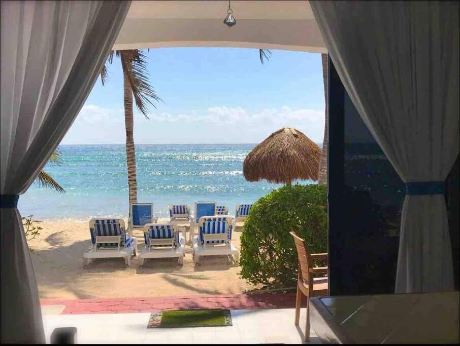 Beachfront Akumal Half Moon Bay Eksteriør bilde